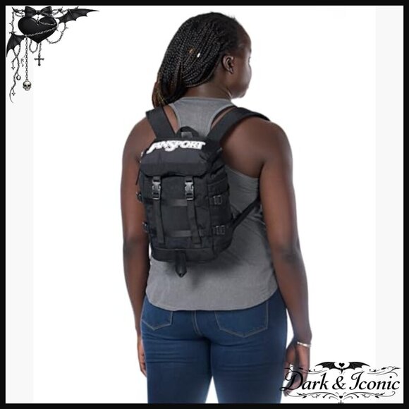 Compact Daypack Backpack with Water Bottle Pocket and Cinch Closure main image 4